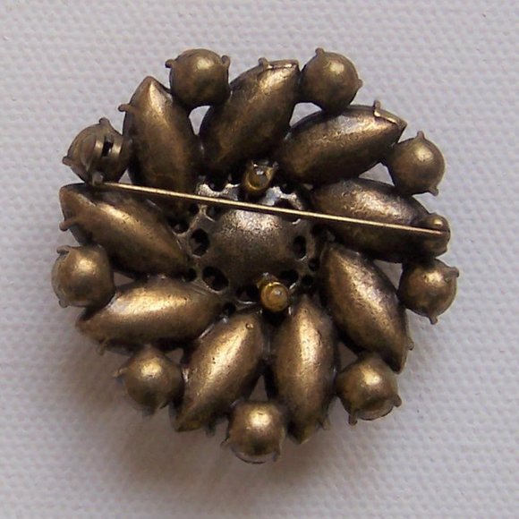 TALBOTS Purple Sparkle Holiday Brooch - Picture 2 of 2